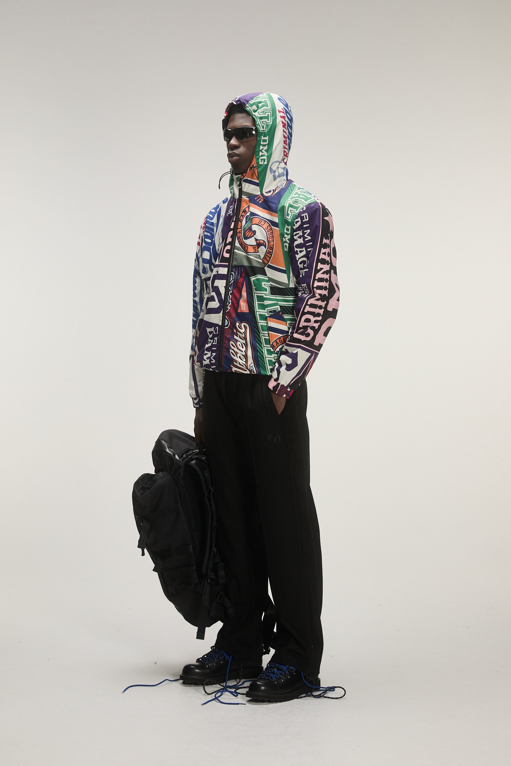 PRINTED FLAG JACKET