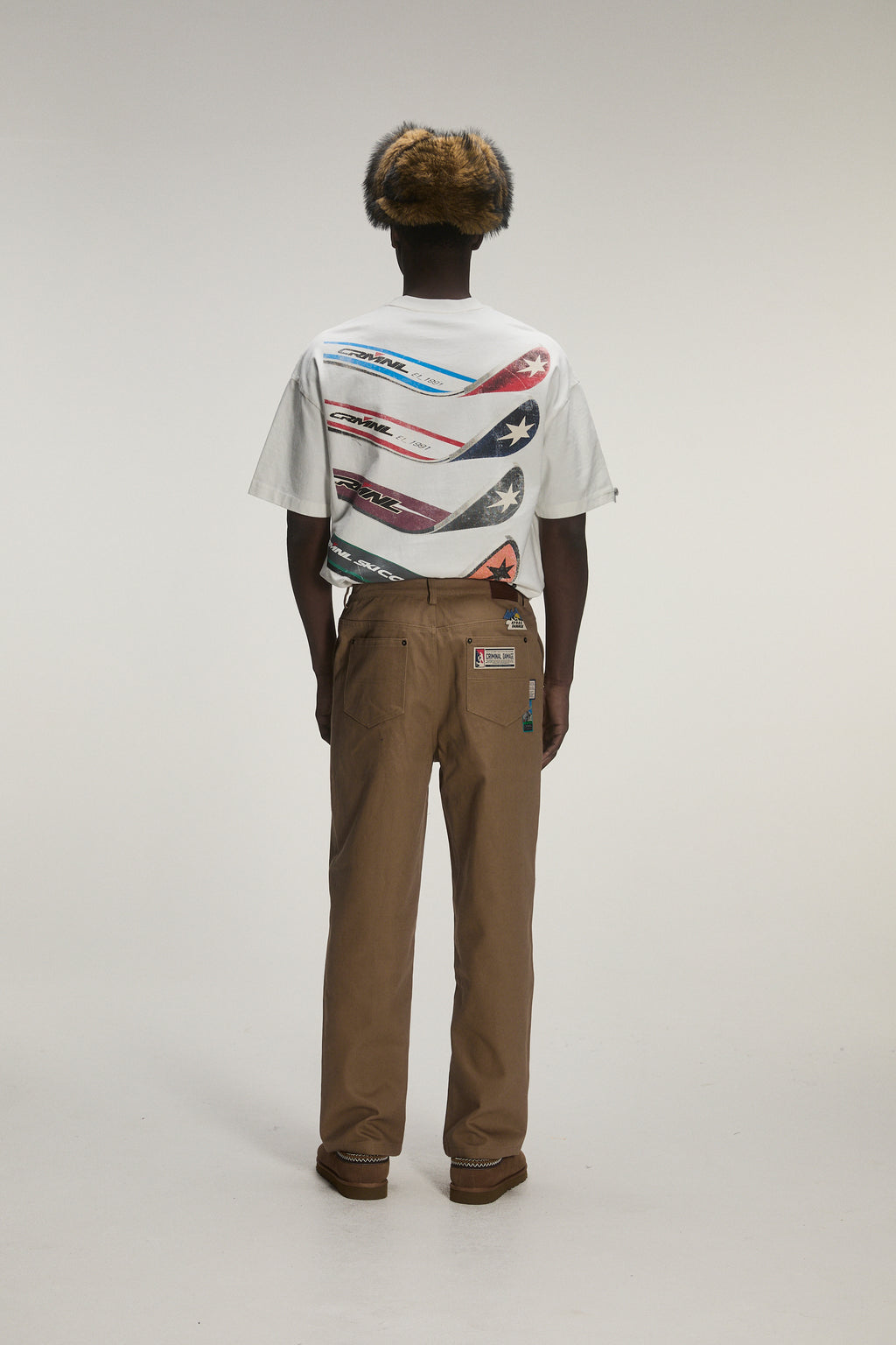 Criminal Damage Twill Chore Pants in brown, photo 4