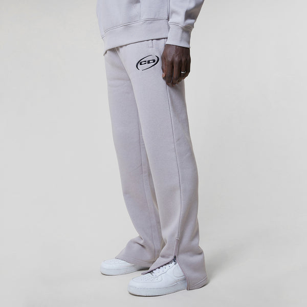 CURVE EMBROIDERY JOGGER - GREY WASH