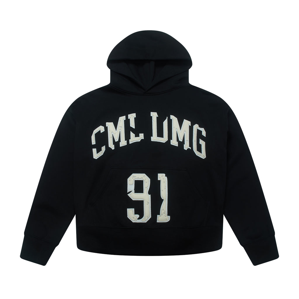 Black hoodie on a white background