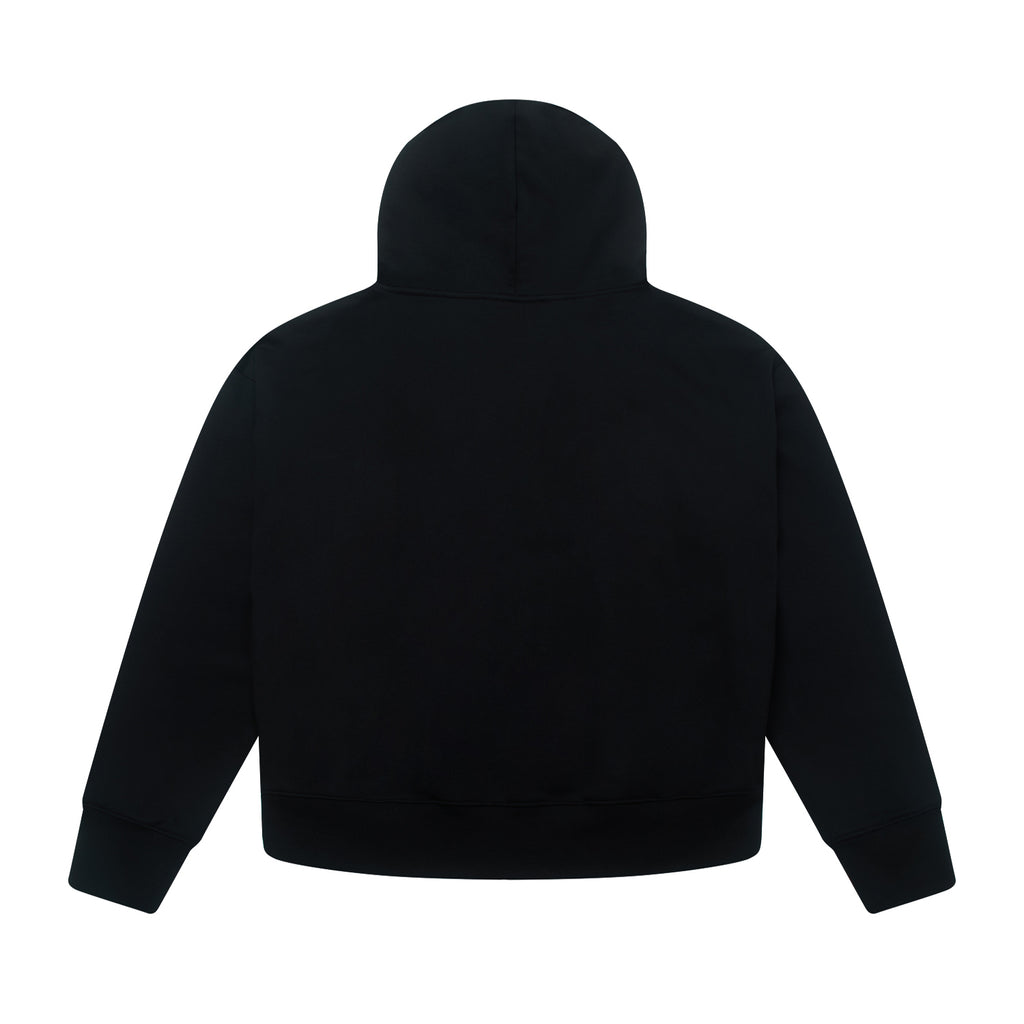 Black hoodie on a white background