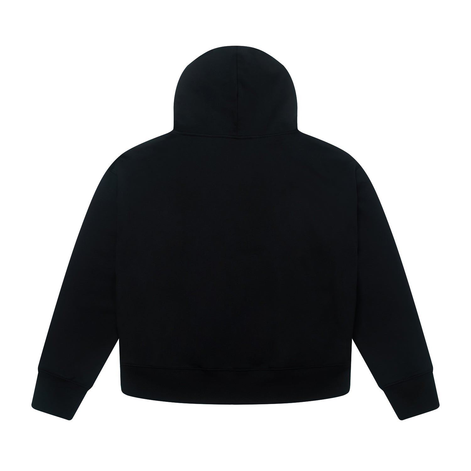 Black hoodie on a white background