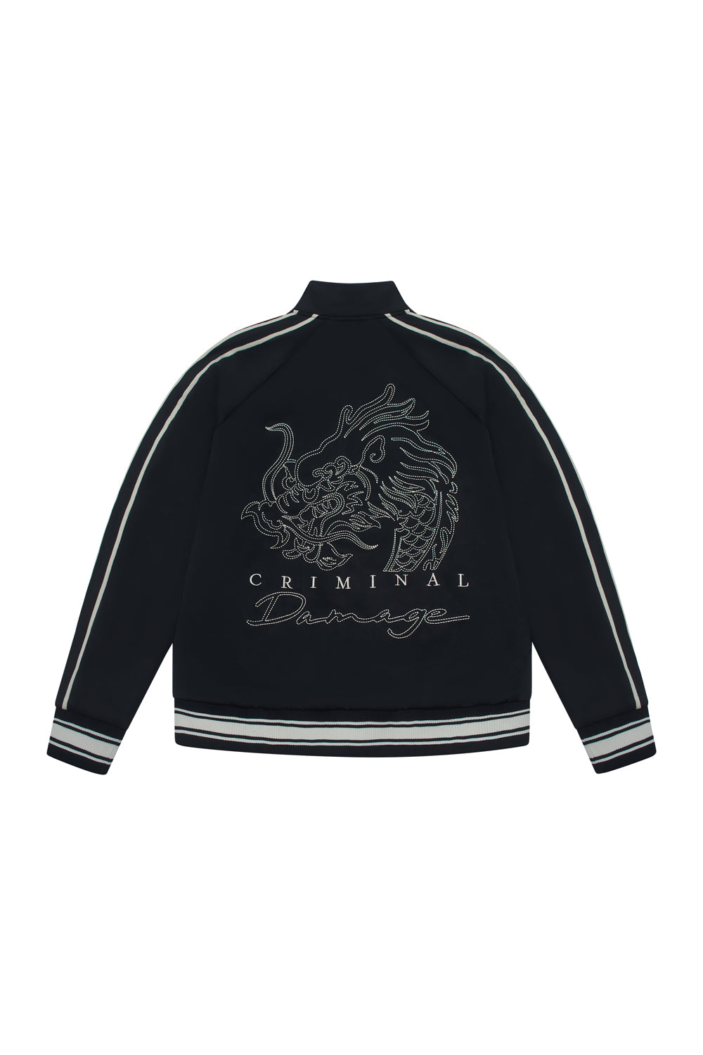 Criminal Damage jacket on white background