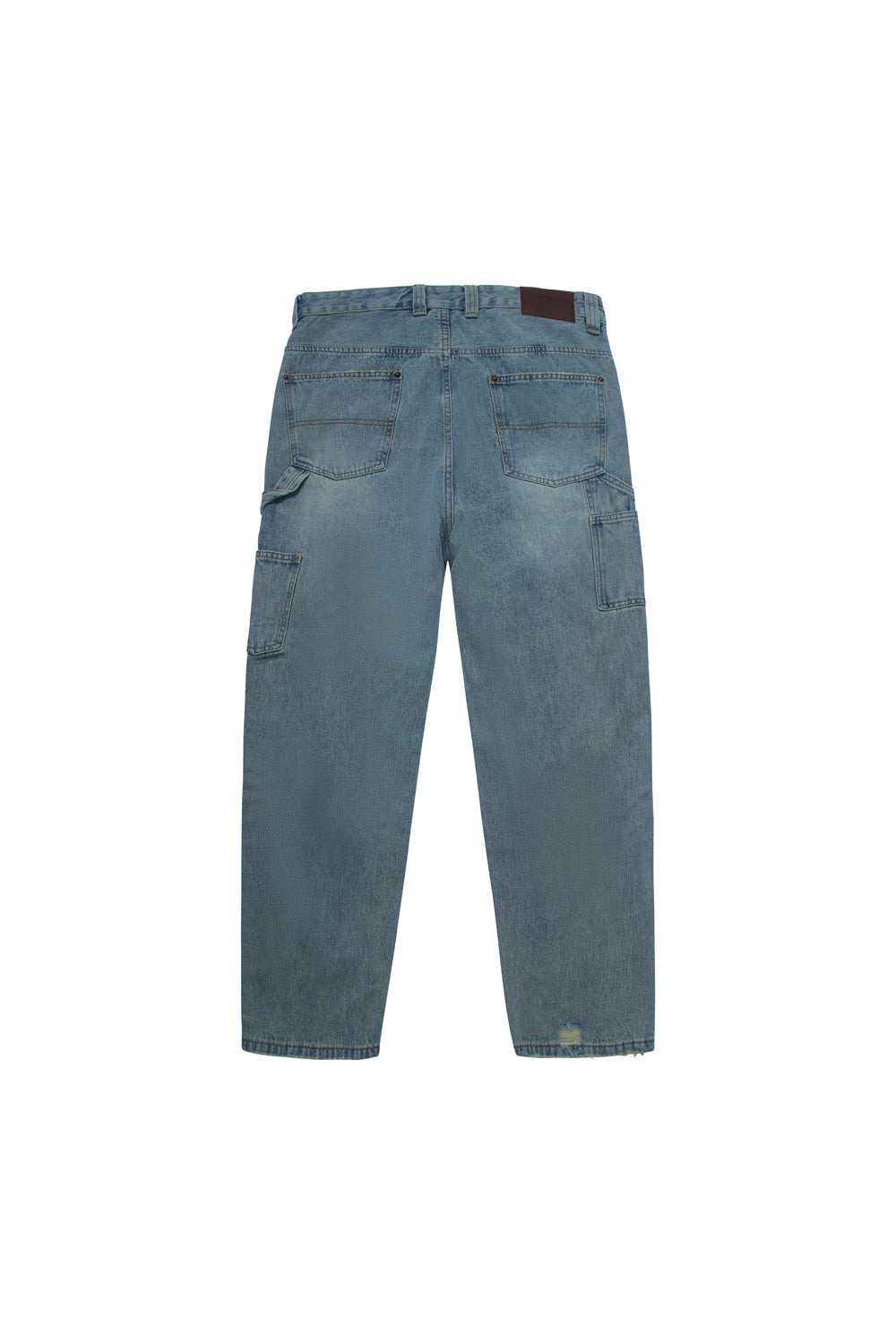 Criminal Damage denim jeans on white background