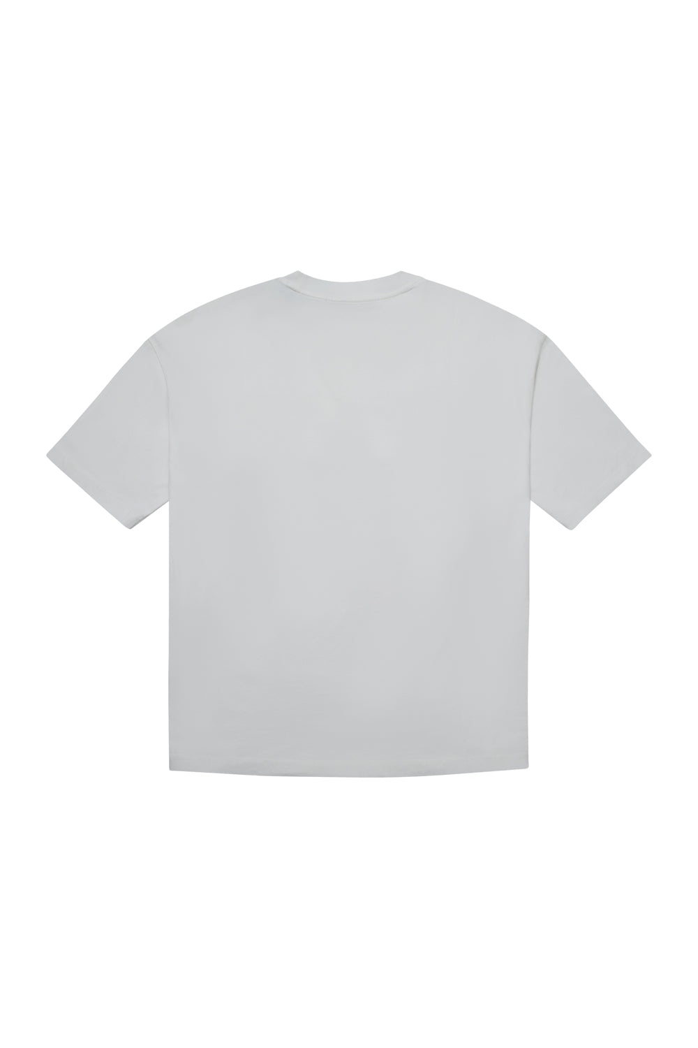 Plain white t-shirt on a white background