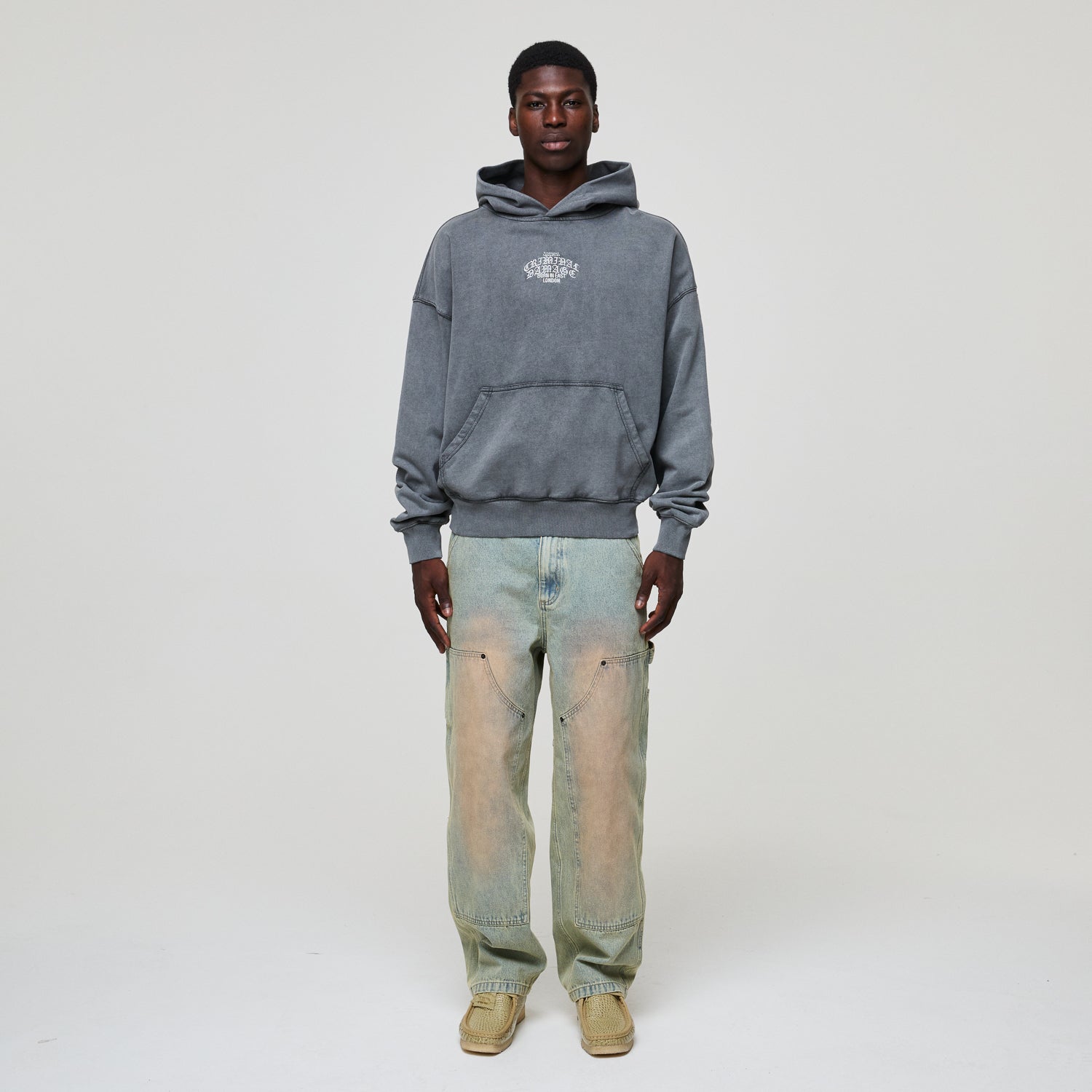 LOGO MANIA HOODIE – Criminal Damage Store