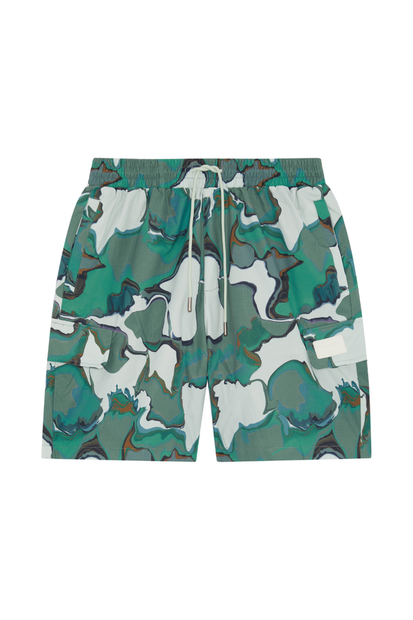 Criminal damage marble shorts 