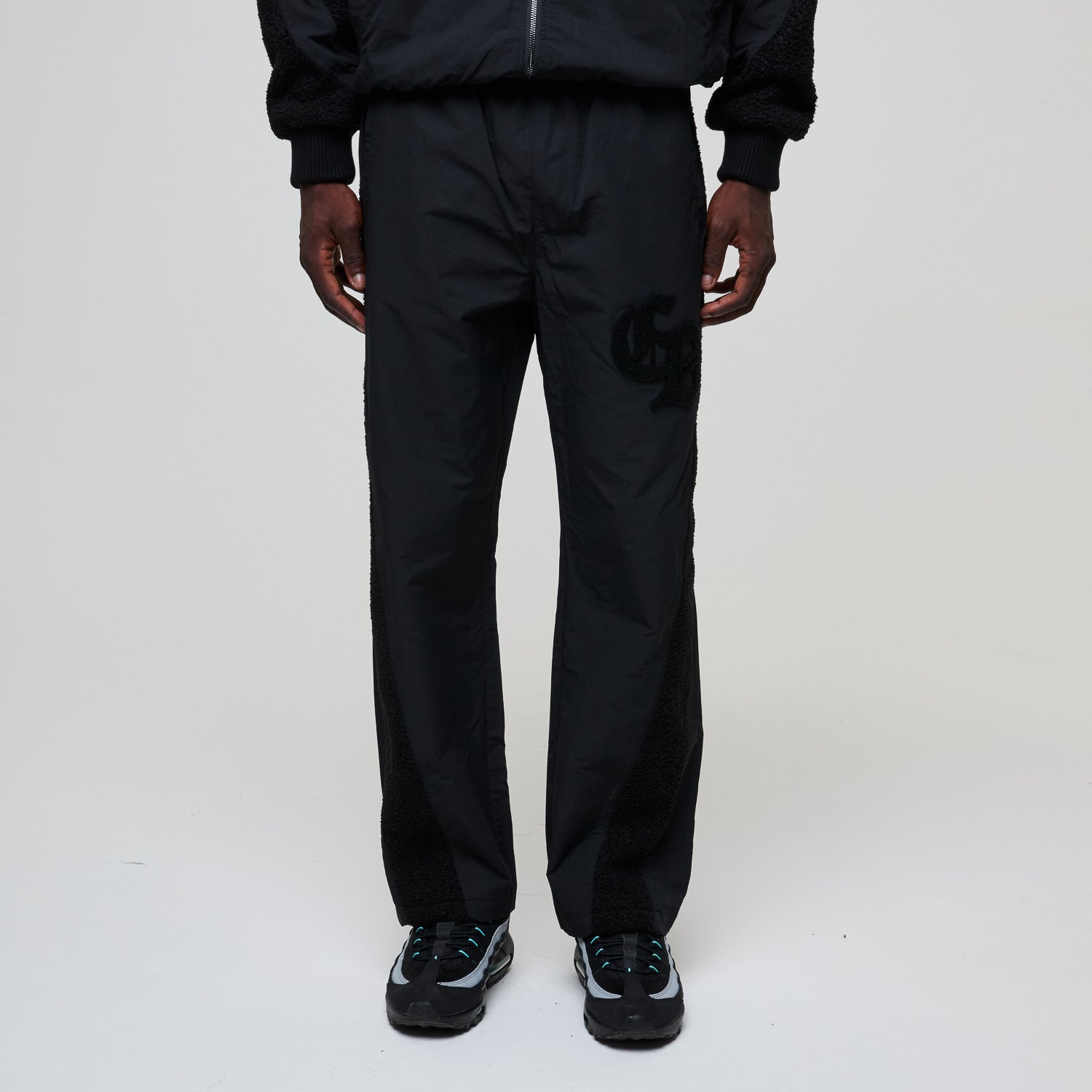 MICRO SHERPA & NYLON TRACK PANT