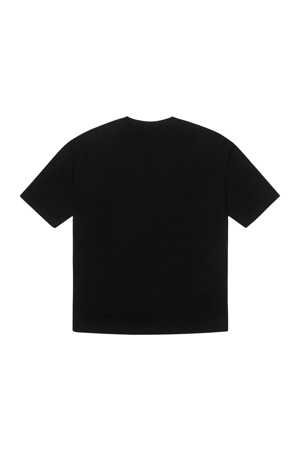 Criminal Damage black t-shirt on white background