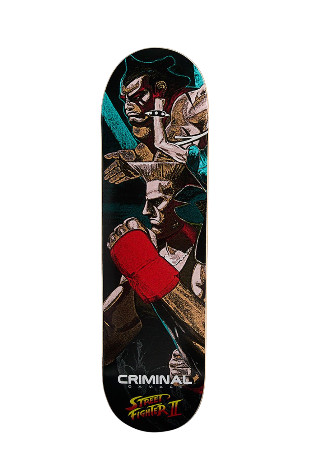 Criminal Damage x Street Fighter skateboard 
