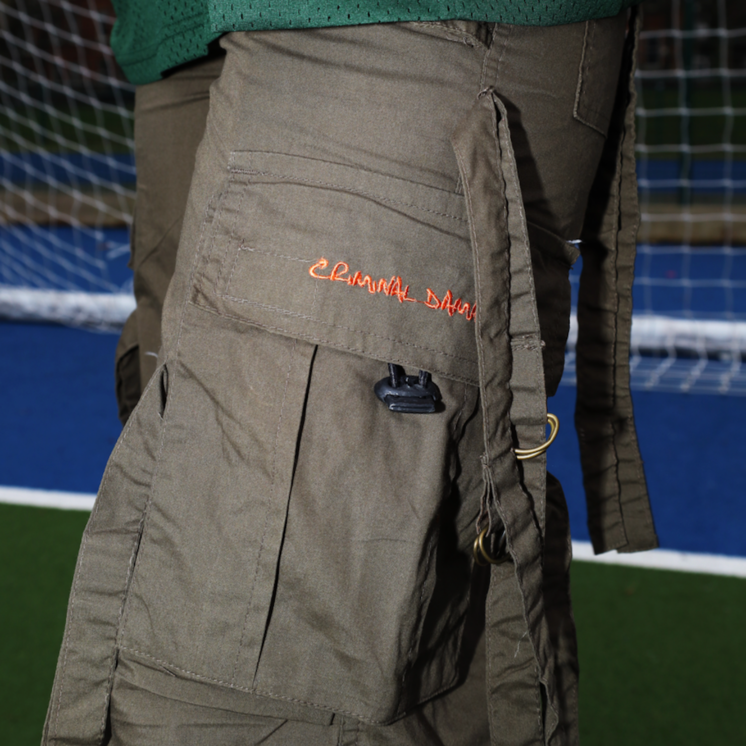 WOMENS DROME KHAKI TROUSERS