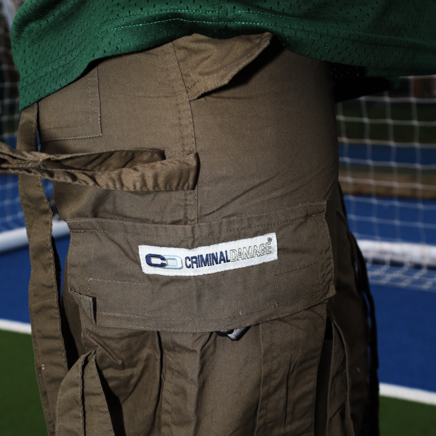 WOMENS DROME KHAKI TROUSERS