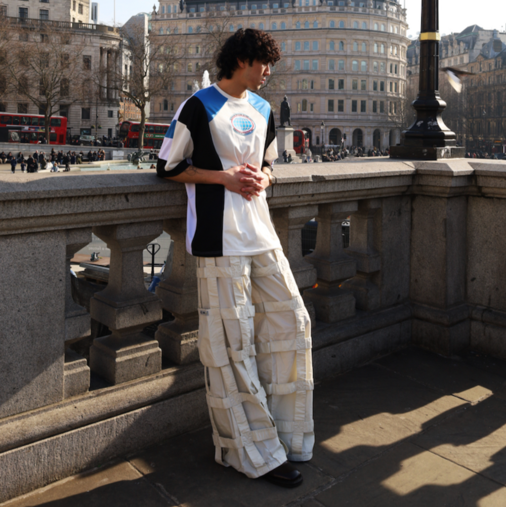 LATTICE TROUSERS
