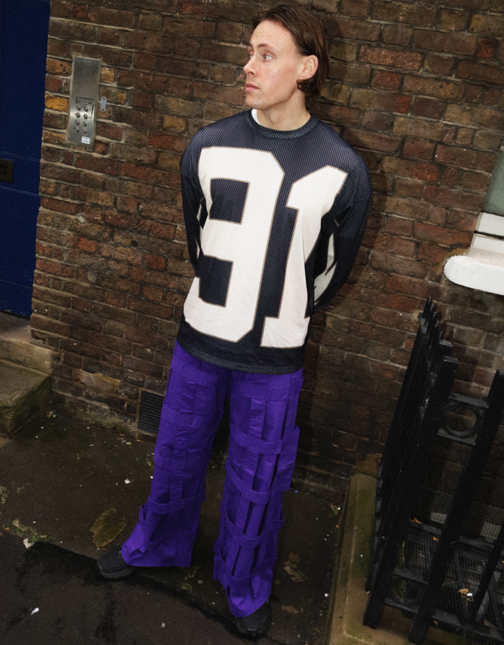 LATTICE TROUSERS