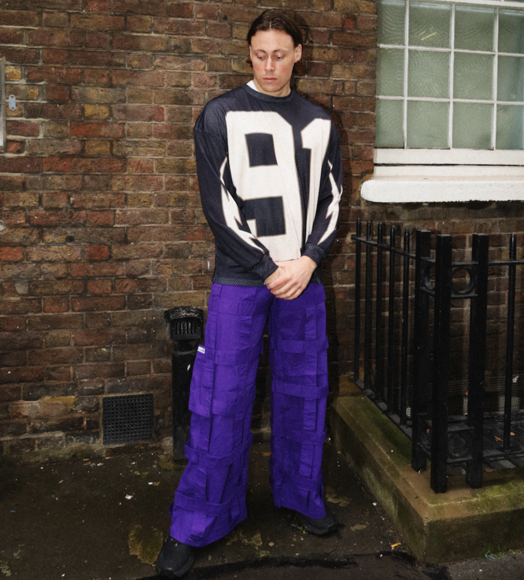 LATTICE TROUSERS