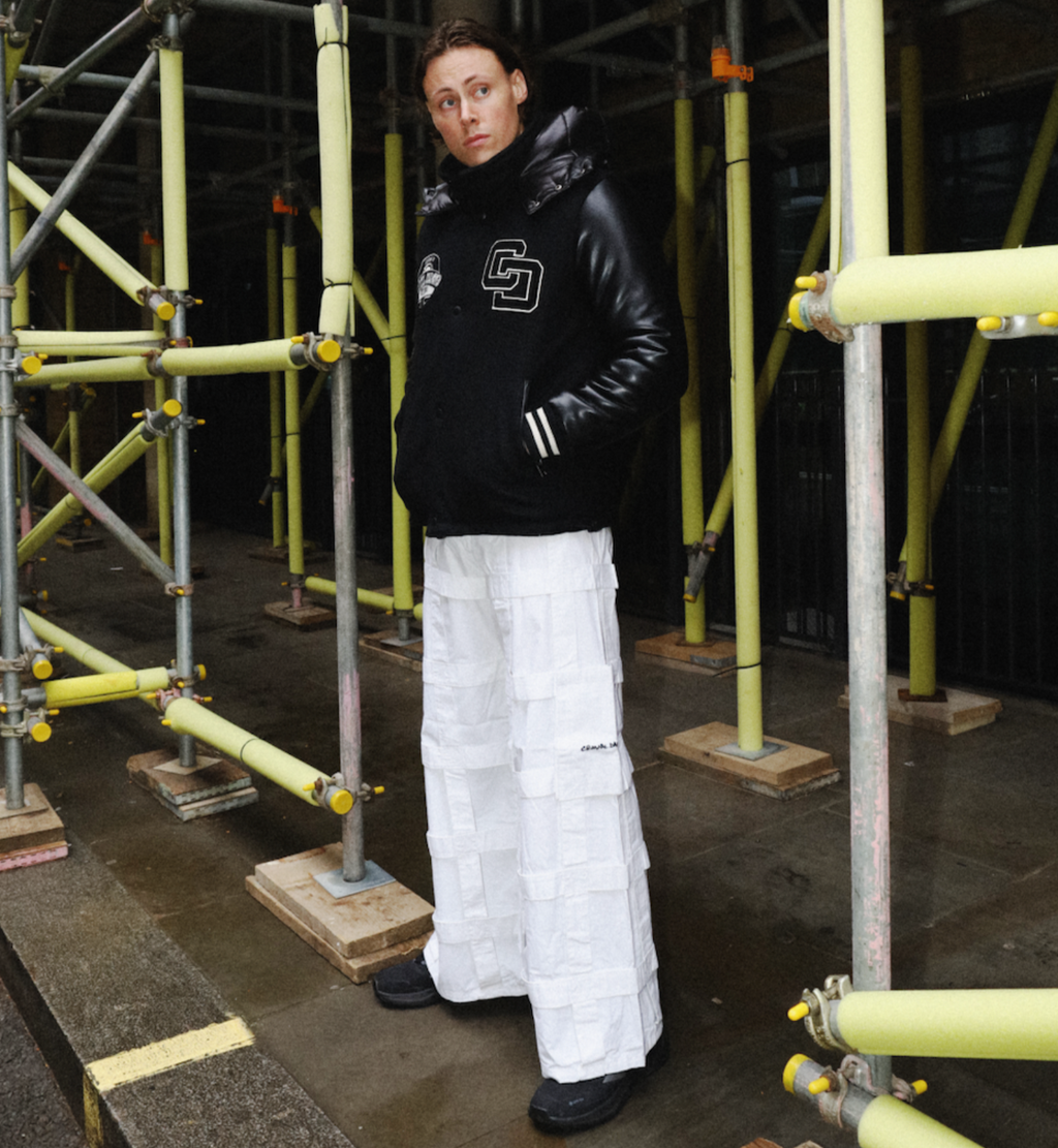 LATTICE TROUSERS