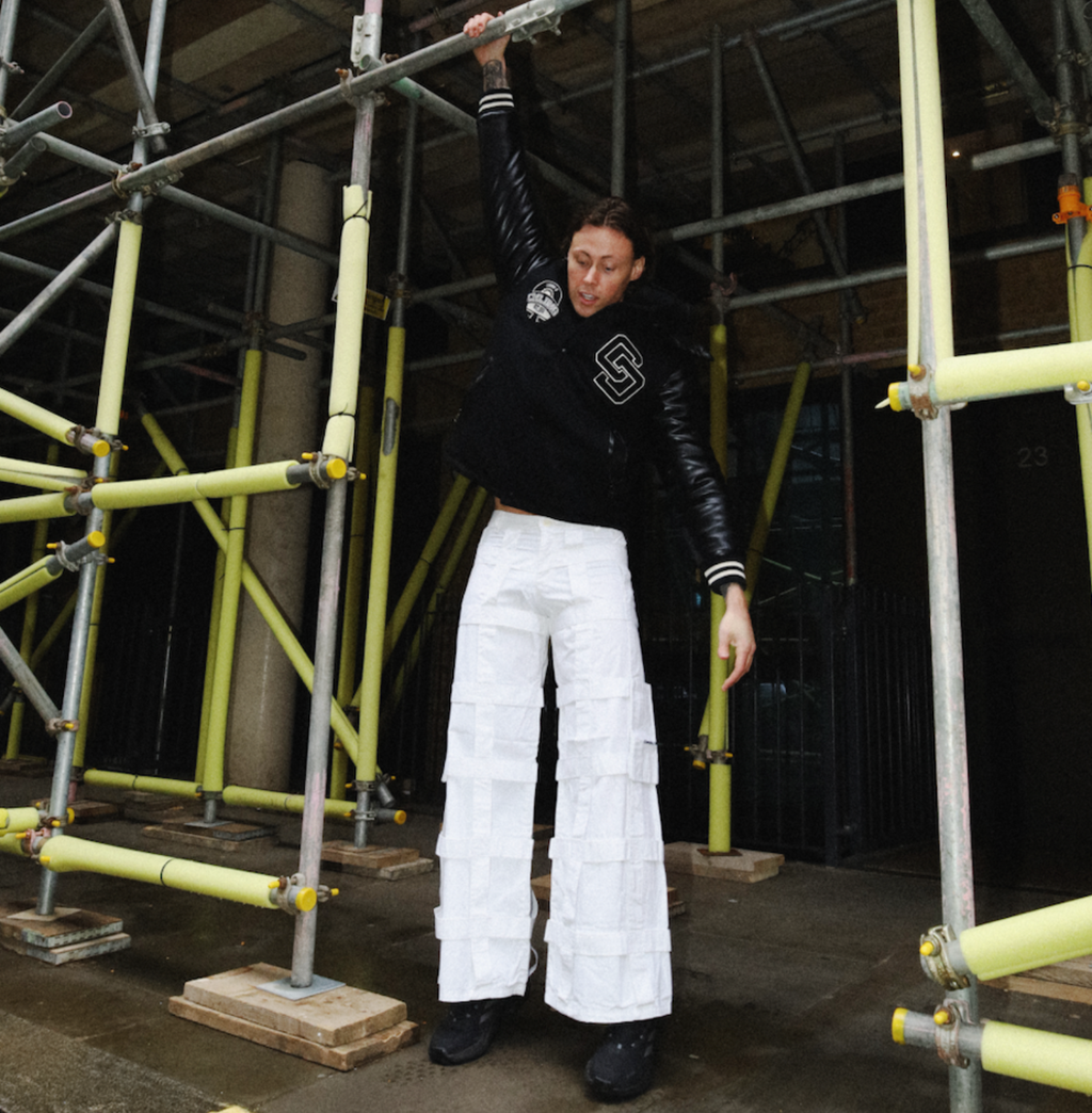 LATTICE TROUSERS