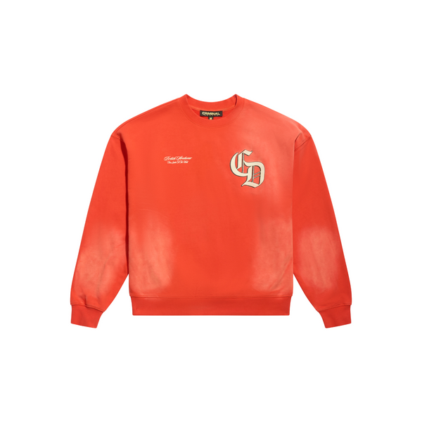 SPRAY VARSITY SWEATSHIRT