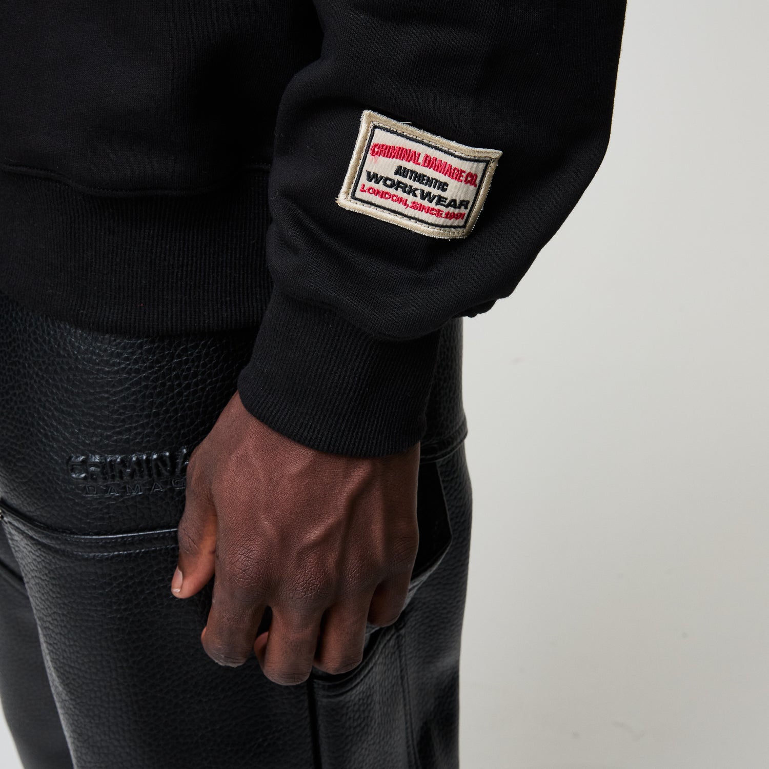 TWO LIVES HALF ZIP SWEATSHIRT