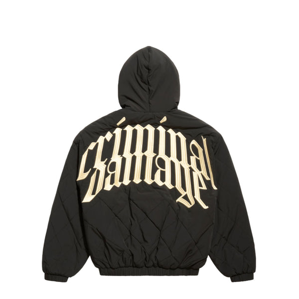 DIAMOND QUILTED HOODIE