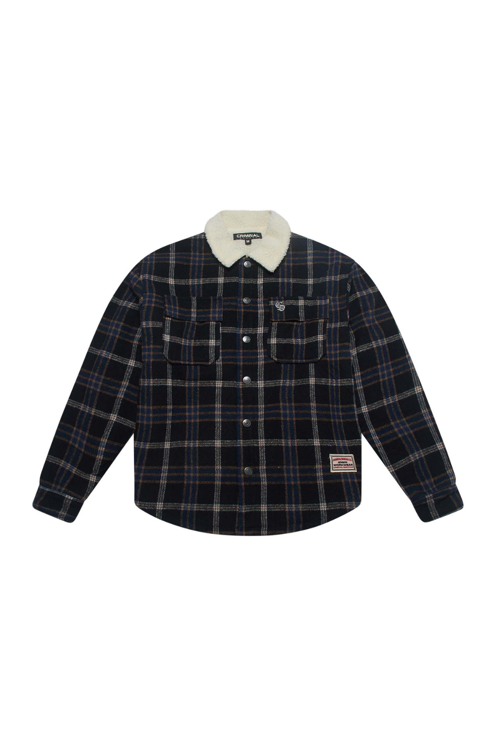RICHMOND CHECK SHERPA SHIRT JACKET