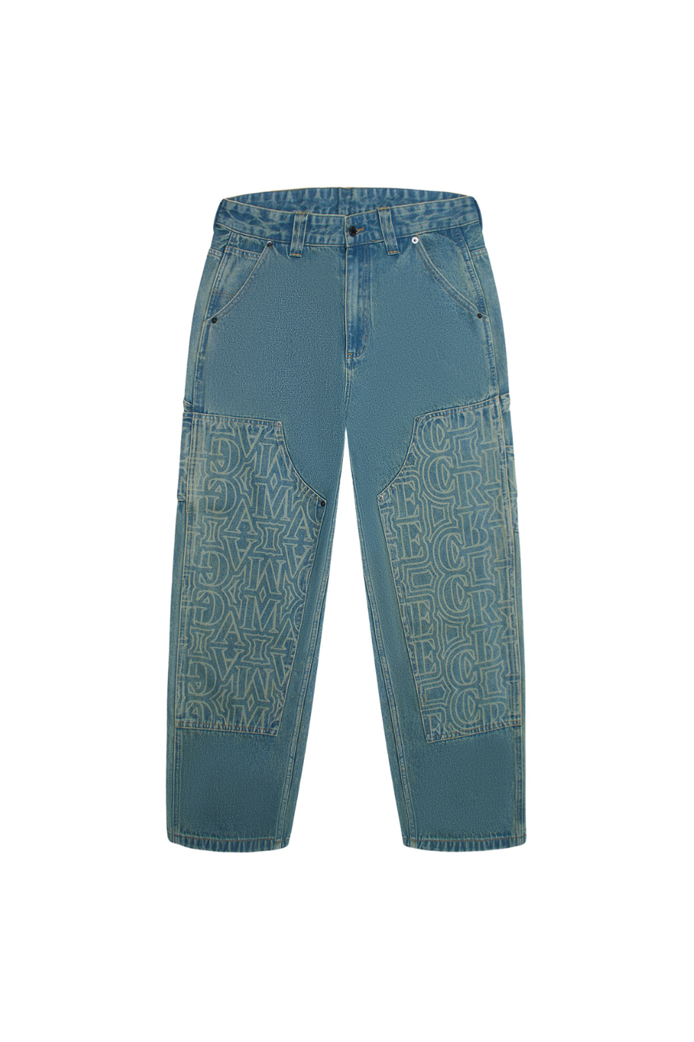 BERKELEY MONOGRAM DENIM JEANS