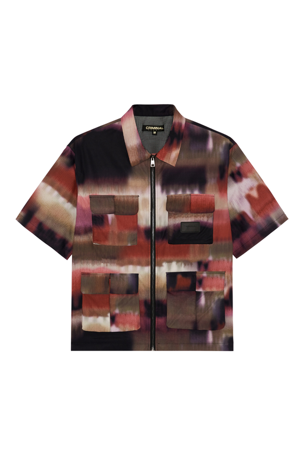 PHOTO PRINT ZIP SHIRT
