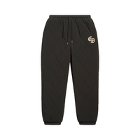 Criminal Damage Black Quilted Jogger With Cuffed Hem Criminal Damage Store