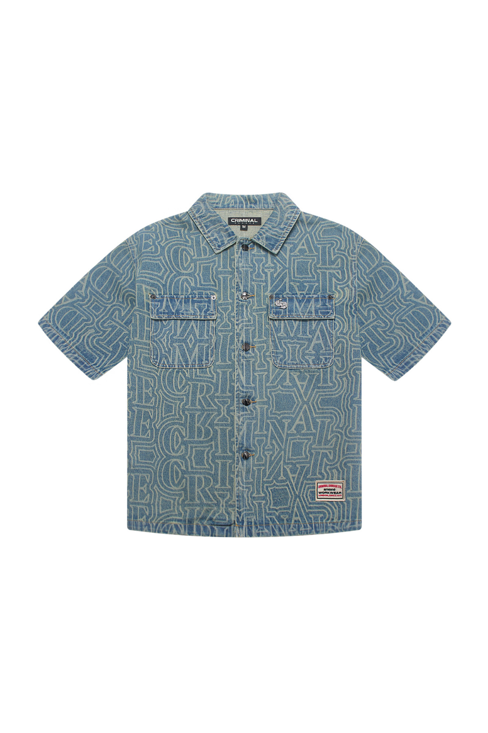 BERKELEY MONOGRAM DENIM  SHIRT