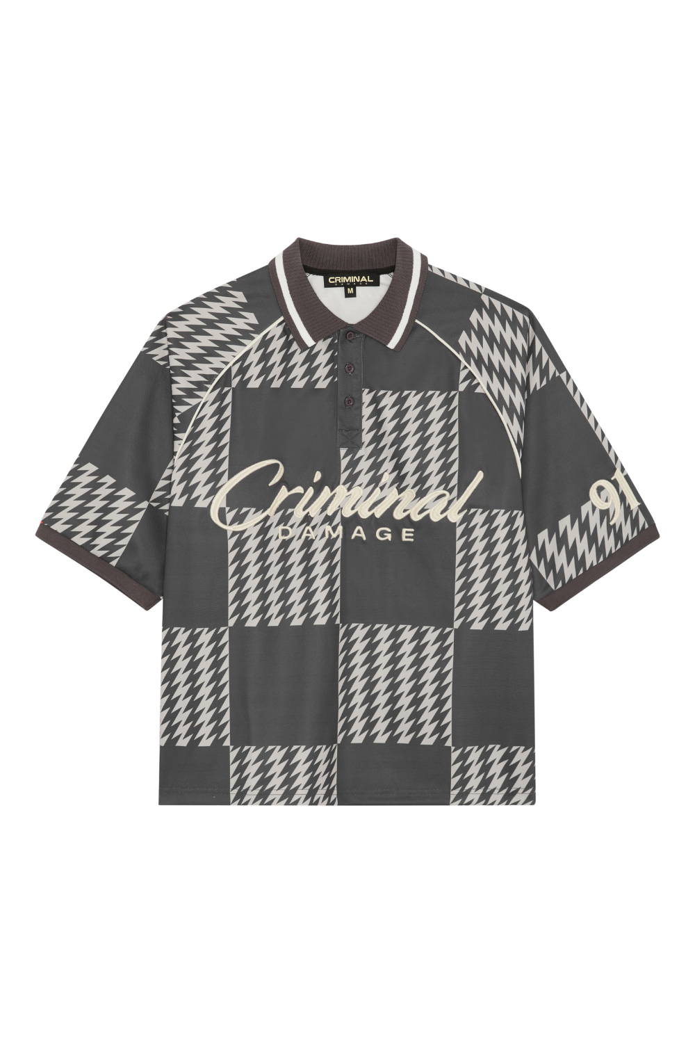 CHECKERBOARD POLO SHIRT