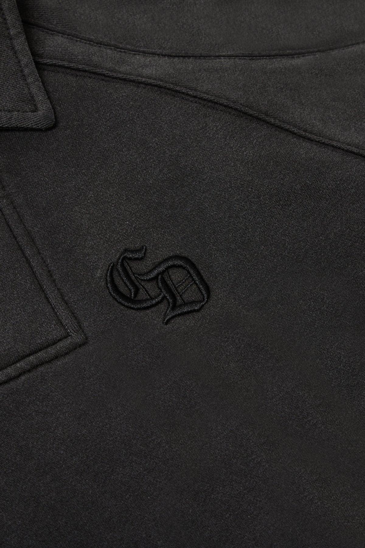 close up of criminal damage logo 