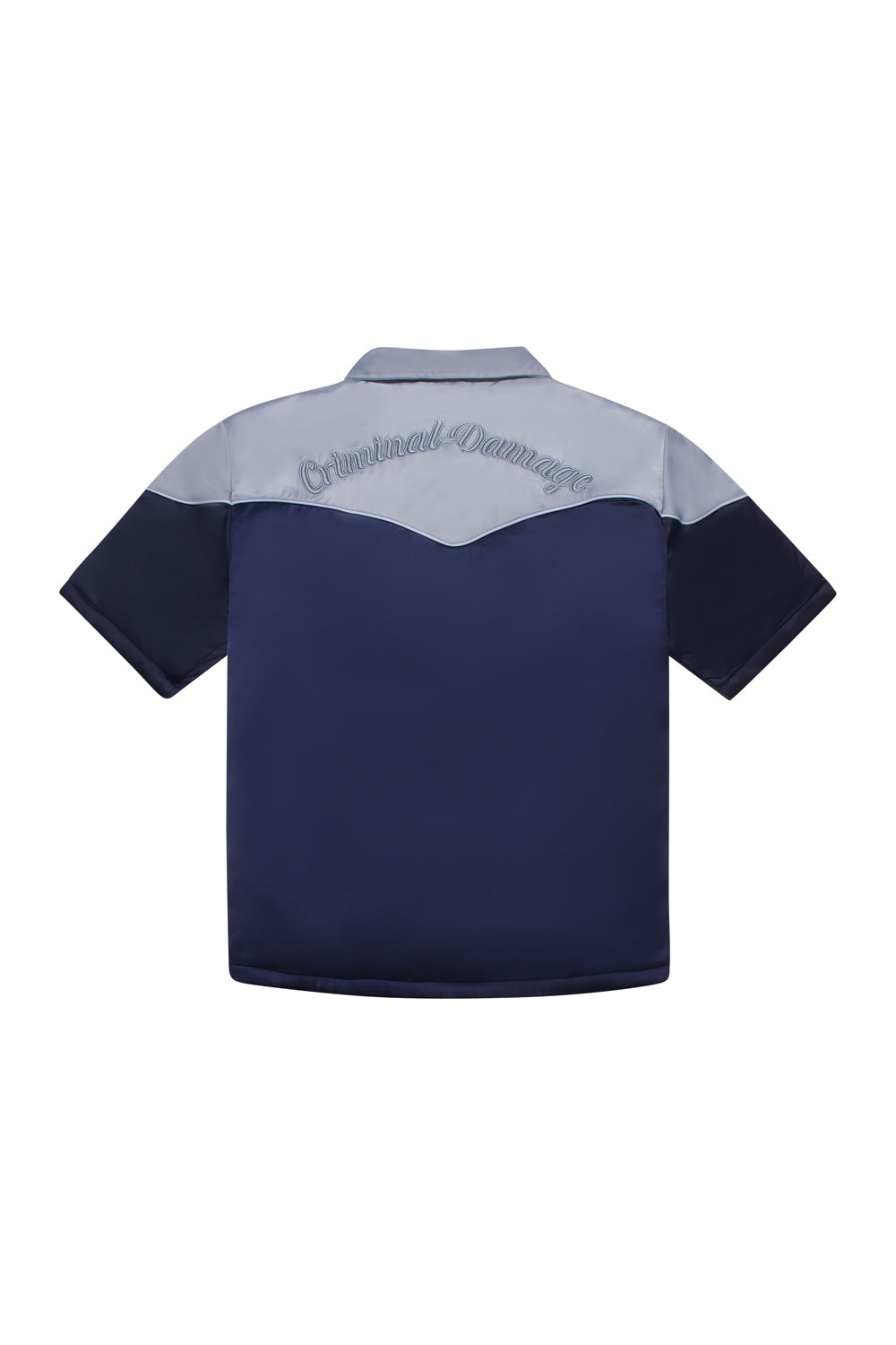 Criminal Damage shirt on white background 