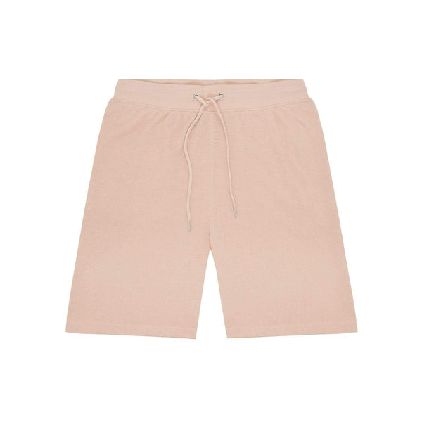 Criminal Damage Store SHORTS PIQUE KNITTED SHORT - DUSTY PINK