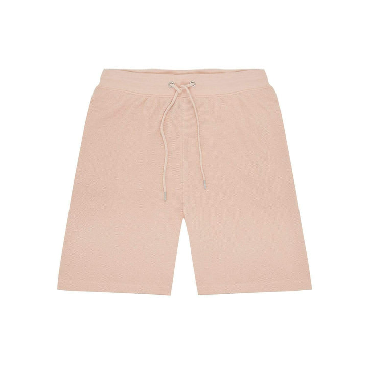 Criminal Damage Store SHORTS PIQUE KNITTED SHORT - DUSTY PINK